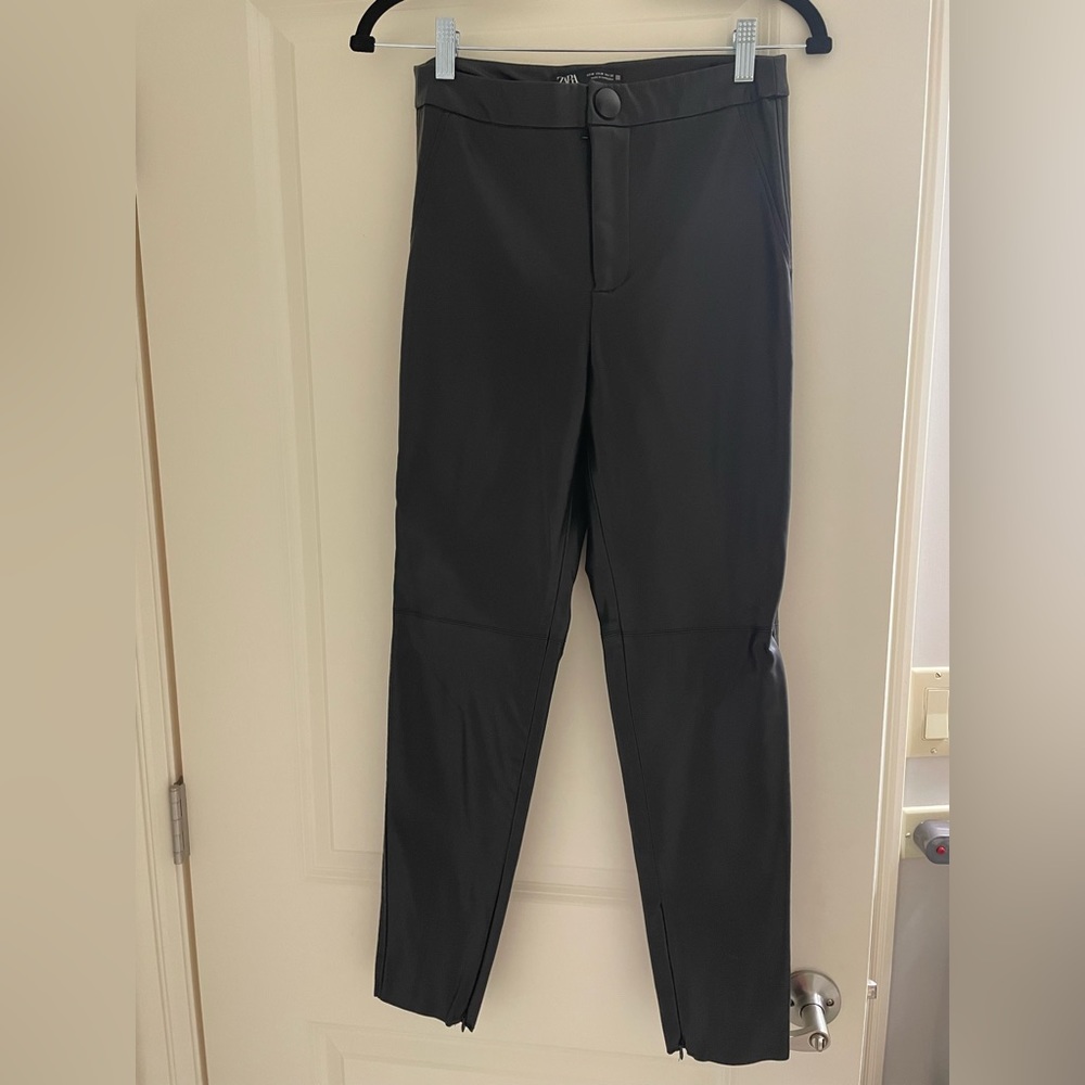 Zara Faux leather pants